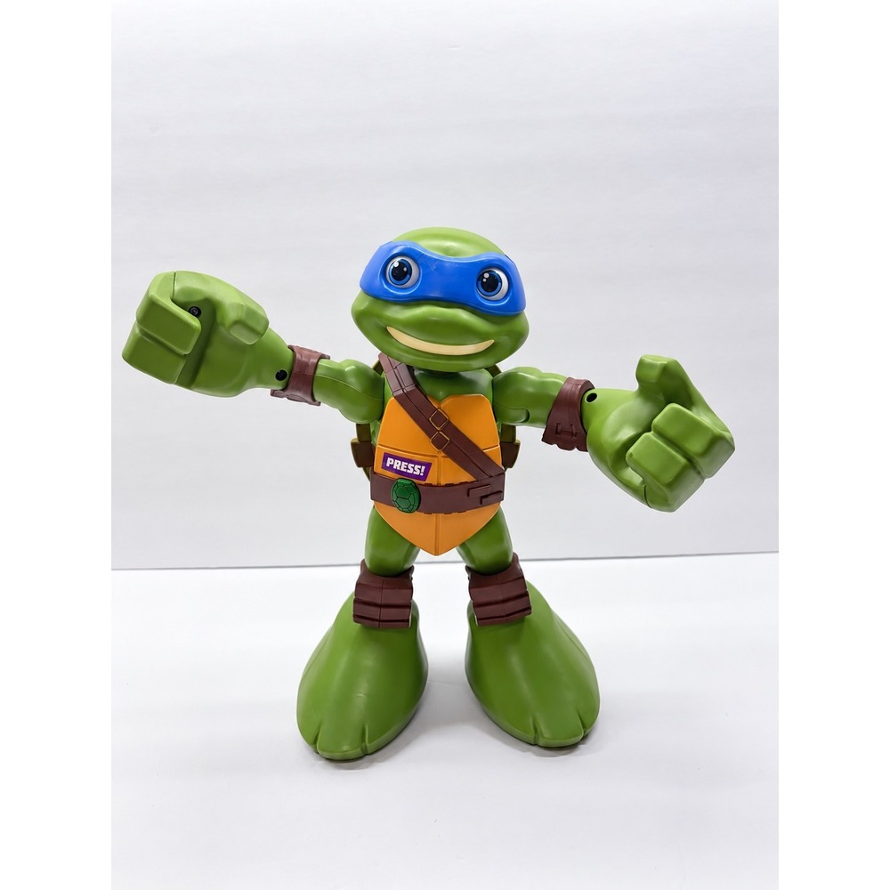 2014 TMNT Leonardo Interactive Talking Action Figure Playmates Ninja Turtles